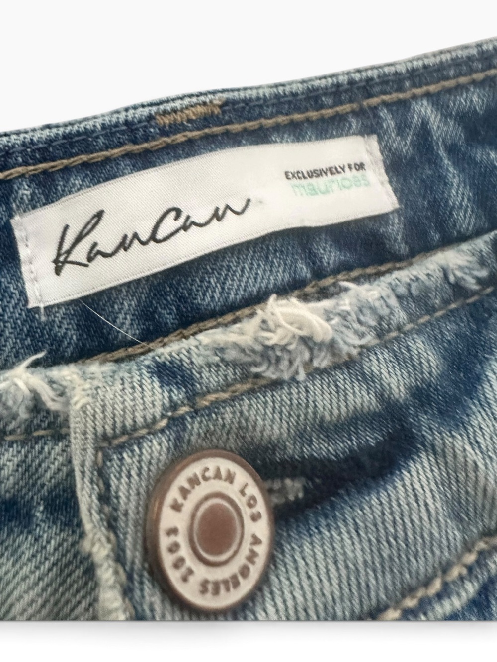 KanCan Light Blue Wide Leg Cuffed Jeans *Maurices Exclusive* - Picture 5 of 10